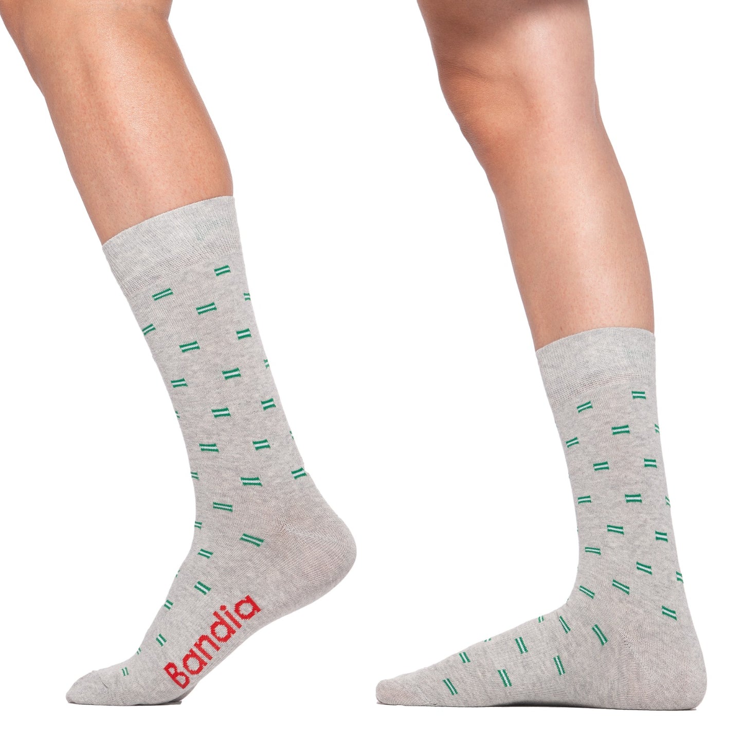 Calcetines Bandera de Andalucía Gris Claro