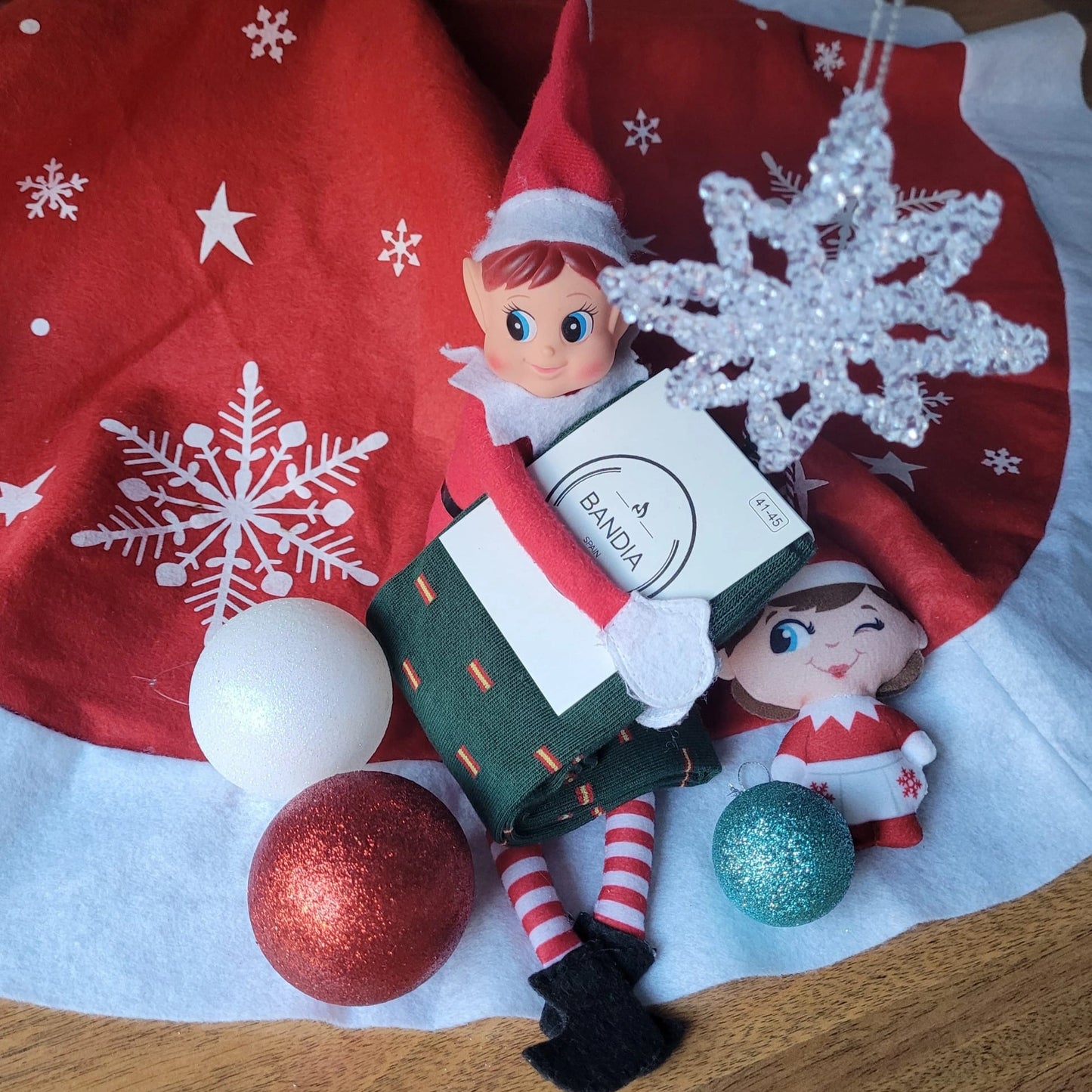 Calcetines Bandera España Verde Botella