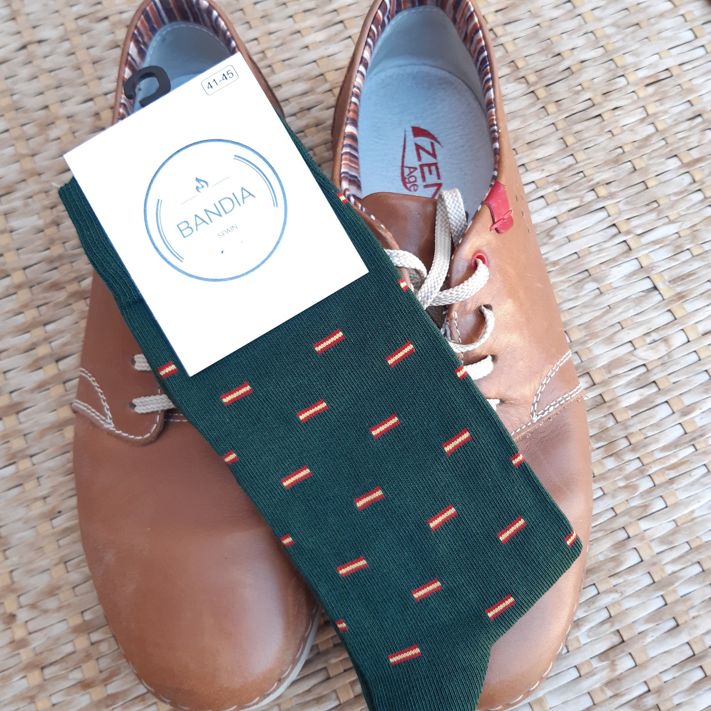 Calcetines Bandera España Verde Botella