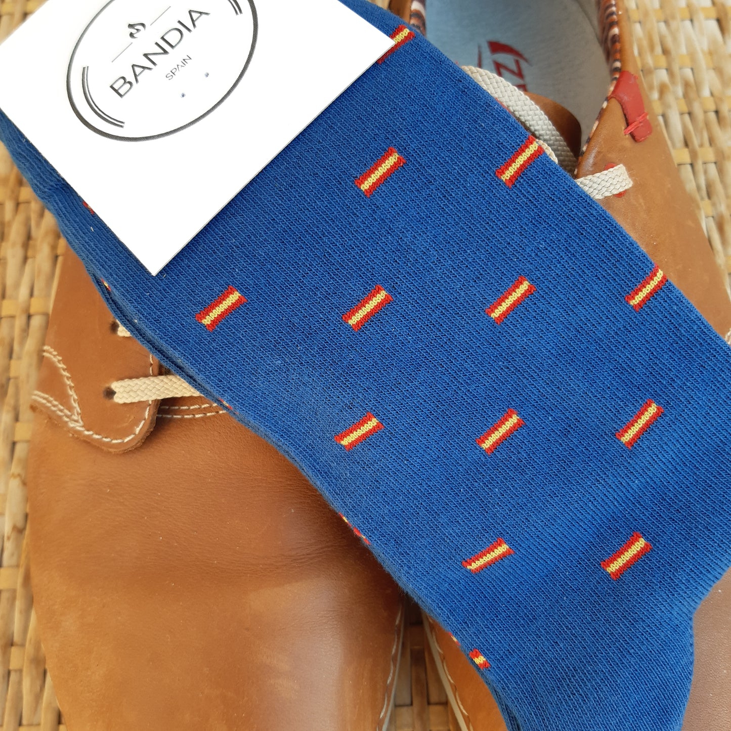 Calcetines Bandera España Azul Denim