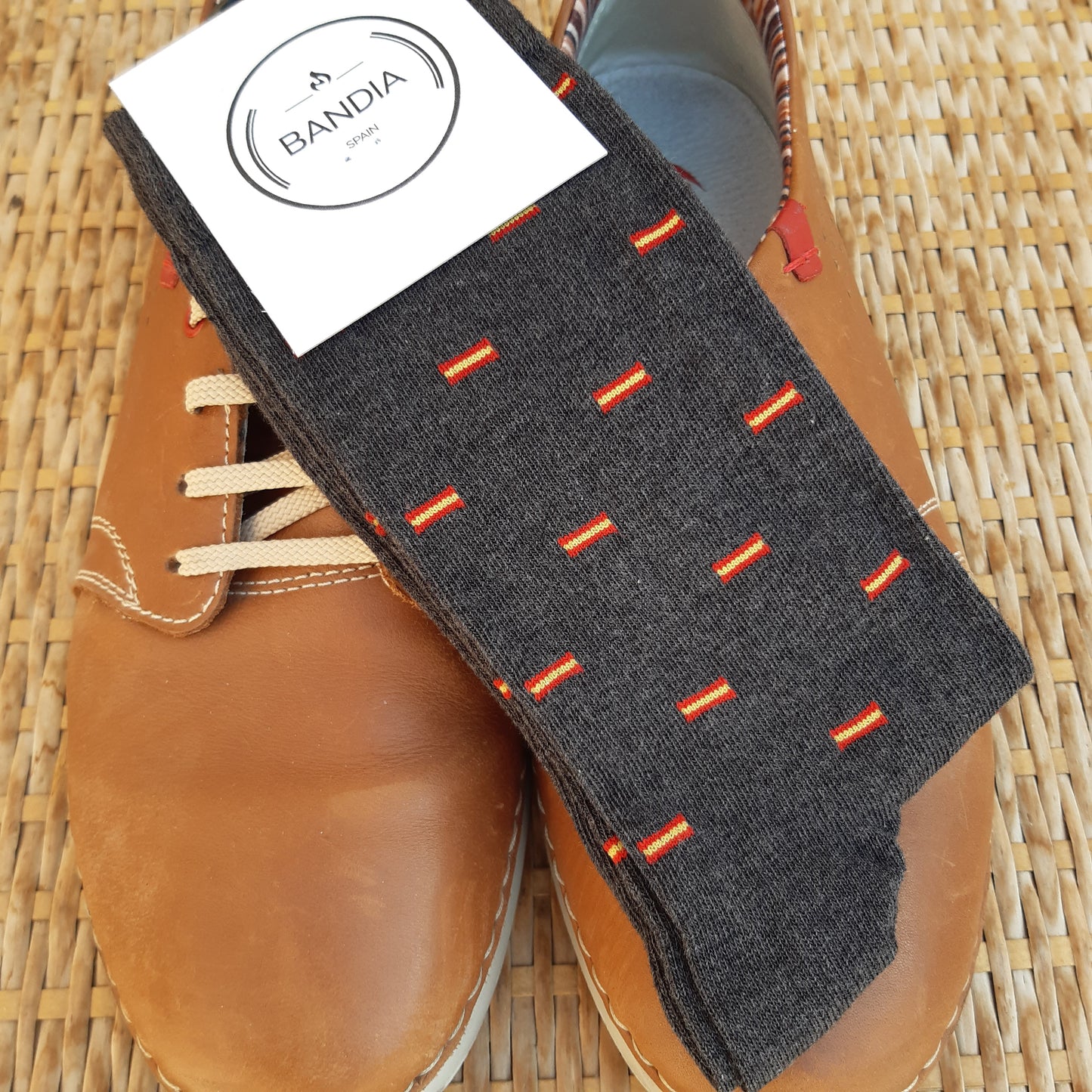 Calcetines Bandera España Gris Marengo