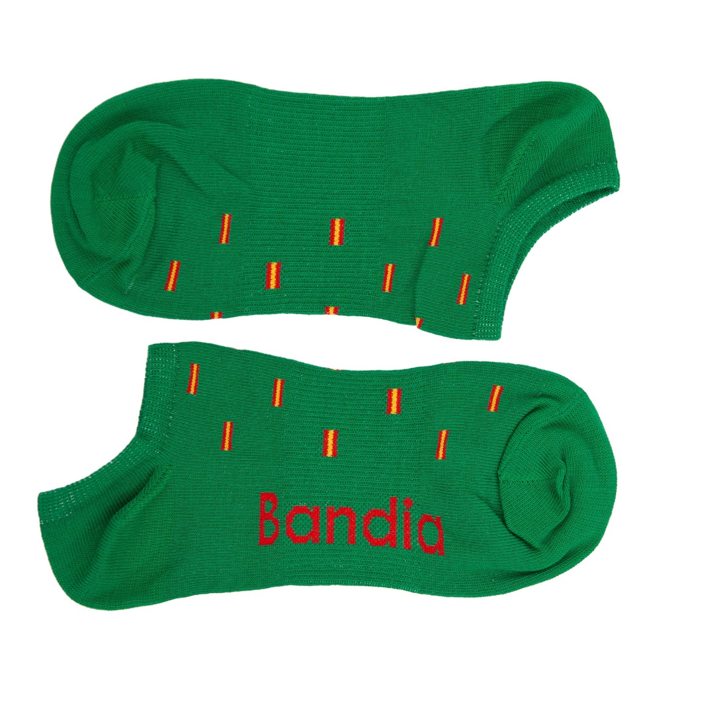 Calcetines Tobilleros Bandera España Verde Esperanza