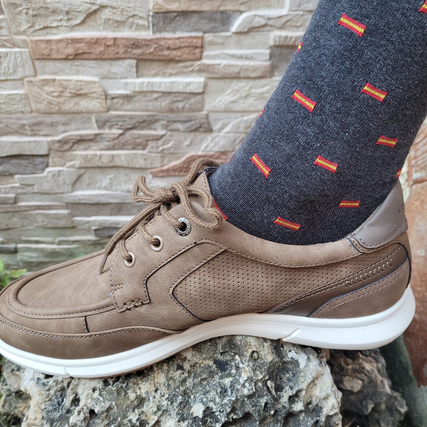 Calcetines Bandera España Gris Marengo