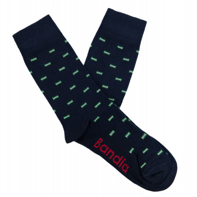 Calcetines Bandera de Andalucía Azul Oscuro