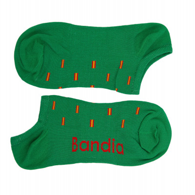 Calcetines Tobilleros Bandera de España Verde Esperanza